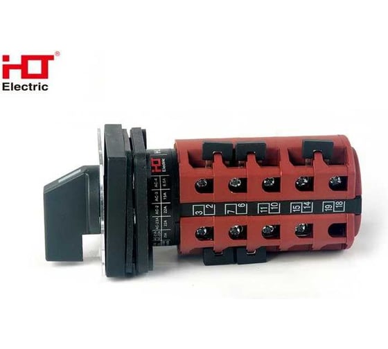 Переключатель кулачковый HLT ПК-1-103 10А 3P 0-1-2-3 IP65 085-21-016