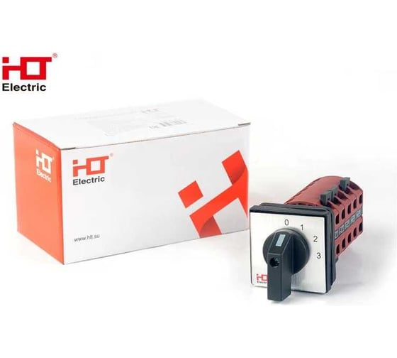 Переключатель кулачковый HLT ПК-1-103 10А 3P 0-1-2-3 IP65 085-21-016