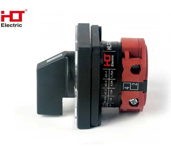 Переключатель кулачковый HLT ПК-1-12 10А 2P 0-1 IP20 085-21-021