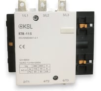 Контактор KRASO КТИ 115А катушка управления 230В AC 1НО KTI-115-230-KSL