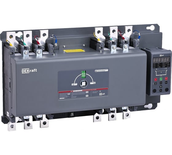 Автоматический ввод резерва DEKraft на АВ, выносной блок управления, 100А, 4Р, 35кА 41139DEK 1