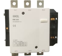Контактор KRASO КТИ 265А катушка управления 400В AC 1НО KTI-265-400-KSL