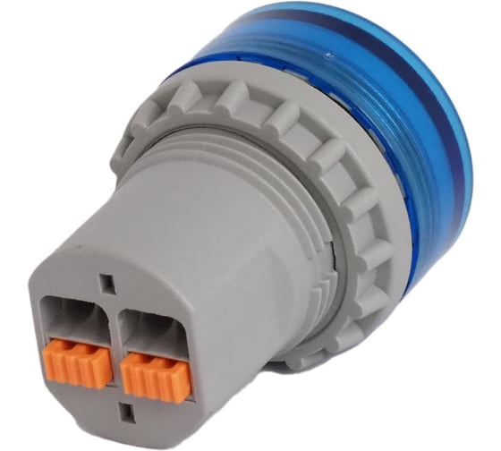 Световой индикатор CONTA TA-A8-22ES-B24-5 синий рассеиватель, 24V AC/DC, пластик, 22мм, упаковка 5 шт. 00-00013356
