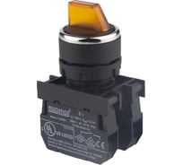 Переключатель Emas 0-1, с фиксацией, жёлтый, 250В AC, 4 А, без блок-контакта B101SL20S