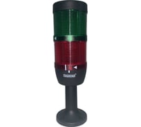 Сигнальная колонна Emas 70 мм, красная, зеленая 220 В, стробоскоп IK72F220XM01
