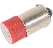 Светодиодная сигнальная лампа Emas Ва9S 24B C/DC красная, LED24K