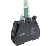 Зеленый ламповый блок с вынесеным светодиодом Briswik ZBV-M3.BR