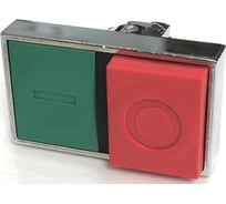 Головка двойной кнопки Briswik 22мм выступающая КМЕ 91С IP40 LAY4-BL84.BR