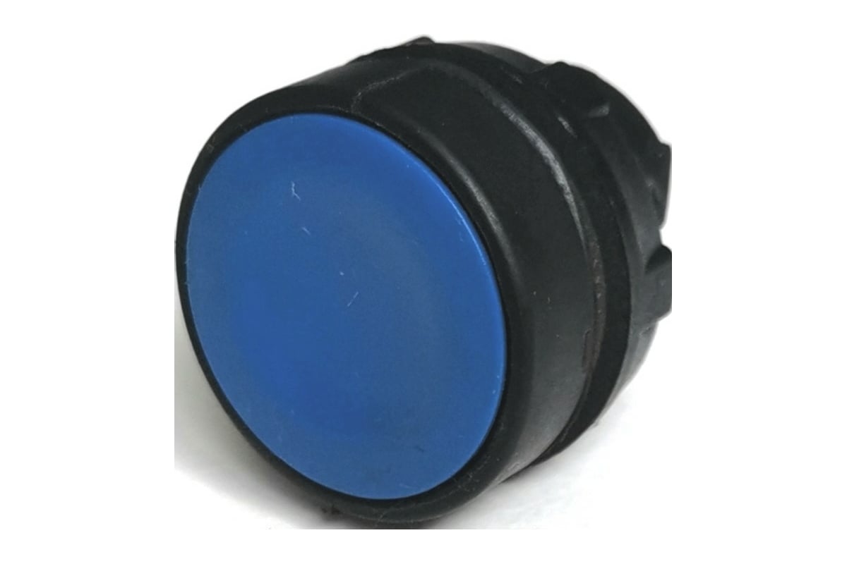 Головка Briswik плоская возврат 22мм КМЕ 41 синий IP40 LAY4-EA6.BR ...