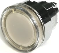 Головка Briswik плоская стальная возврат подсветка 22мм КМЕ 41ЛС белый IP40 LAY4-BW31.BR