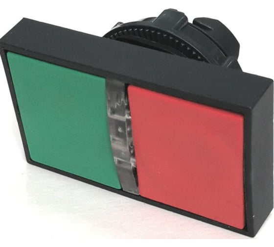 Головка двойной кнопки Briswik 22мм подсветка КМЕ 81Л IP40 LAY4-EW83.BR 1
