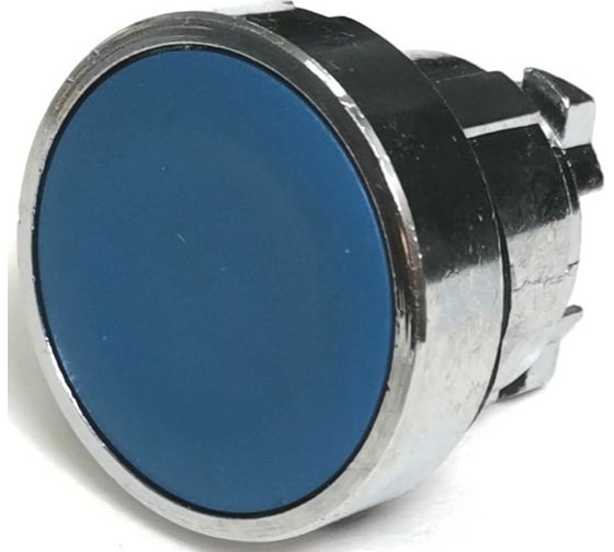 Головка Briswik плоская стальная возврат 22мм КМЕ 46С синий IP65 ZB4BA6.BR 1