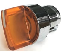 Головка переключателя Briswik 22мм 2 поз подсветка фиксация металл КПЕ 11РЛС жел IP40 LAY4-BK25.BR