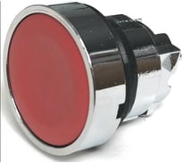 Головка Briswik плоская стальная возврат 22мм КМЕ 46С красный IP65 ZB4BA4.BR