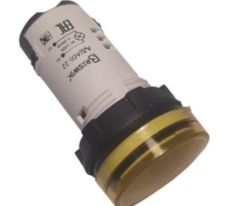 Светодиодный индикатор Briswik АД-22 желтый 220В AC/DC IP65 22AC/DC220V5.BR