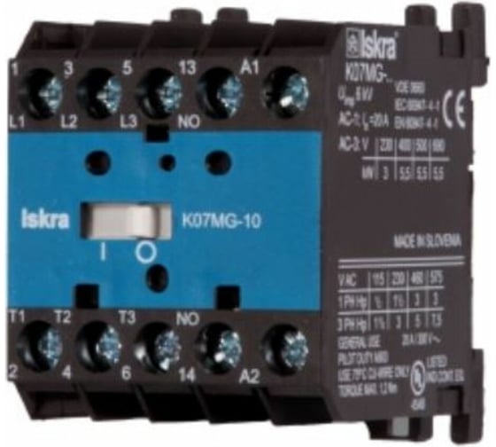 Миниконтактор Iskra K07MG-01/Sp4-FD УТ-00015149 1
