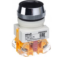 Выключатель кнопочный Dekraft ВК30-ABLF-BLK 25042DEK 10 шт 4620007067415