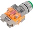Выключатель кнопочный Dekraft ВК22-ABLFP-GRN-LED-24 25069DEK 10 шт 4630004301887 2