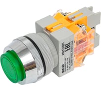 Выключатель кнопочный Dekraft ВК-30, ABLFP, D 30, LED, 10 А, 10 шт 25047DEK 4620007067460