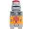 Выключатель кнопочный Dekraft ВК-22, 10 А, 220 В, IP54, LED, красный 25027DEK 4620007067262 3