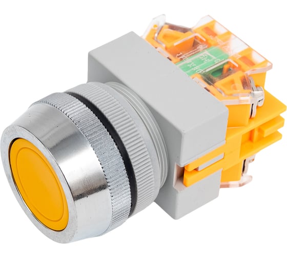 Выключатель кнопочный Dekraft ВК30-ABLF-YEL 25045DEK 10 шт 4620007067446 1