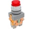 Выключатель кнопочный Dekraft ВК22-ABLFP-RED-LED-24 25070DEK 10 шт 4630004301900 2