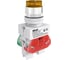 Выключатель кнопочный Dekraft ВК-22, 10 А, IP54, LED, желтый, 10 шт 25028DEK 4620007067279 1