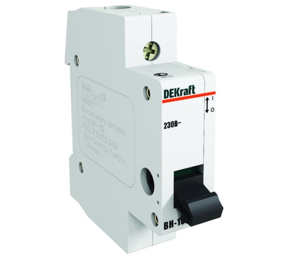 Выключатель нагрузки Dekraft ВН102-1Р-100А 17004DEK 12 шт 4620007063448 1
