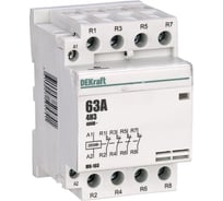 Модульный контактор Dekraft МК103-040A-230B-04 18084DEK 4 шт 4610007505611