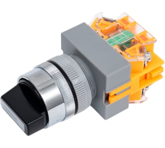 Переключатель Dekraft ПЕ22-AC-2-BLK 25051DEK 10 шт 4620007067507 1