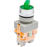 Переключатель Dekraft ПЕ-22, LED, 24 В, 10 А, IP54, зеленый, 10 шт 25072DEK 4630004301948