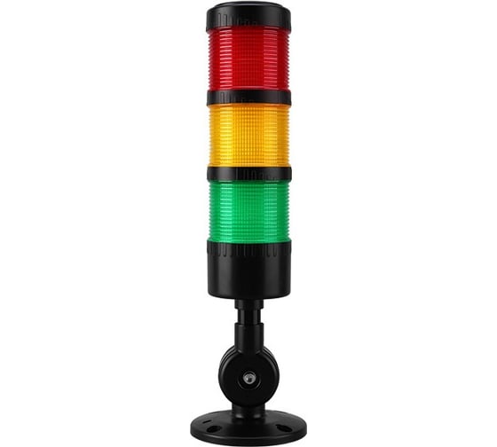 Светосигнальная колонна ESPE WSLF-324FN-RYG Кол-во сегментов 3 Высота 329 мм Цвета Красный, Желтый, Зеленый звук Есть Режимы Пост. свечение, с зуммером 08-00020958 1