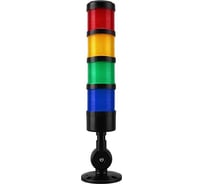 Светосигнальная колонна ESPE WSLF-424FP-RYGB Кол-во сегментов 4 Высота 385 мм Цвета Красный, Желтый, Зеленый, Синий звук Есть Режимы Пост. свечение, с зуммером 08-00020965