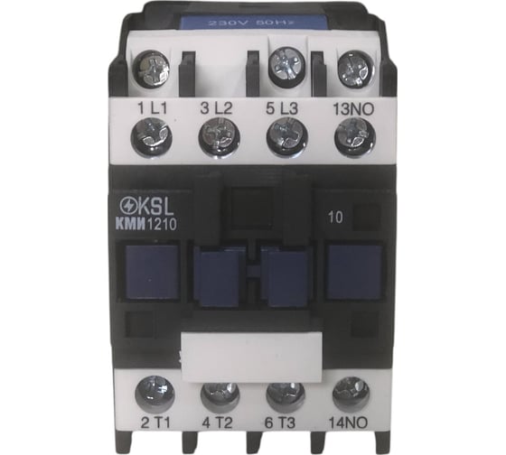 Контактор КМИ KRASO малогабаритный 12А катушка управления 230В АС 1НО KSL KMI-12-230-KSL 1