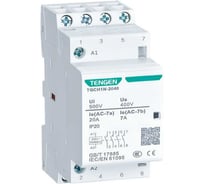 Контактор модульный Tengen TGCH1N-6331-230V 63A 3NO 1NC 230VAC 3х модуль УТ-00027059