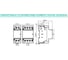 Контактор модульный Tengen TGCH1N-4022-230V 40A 2NO 2NC 230VAC 3х модуль УТ-00027064 2