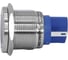 Индикаторная лампа Электротехник GQ22T-D/L/B/24V/S, синяя, металлический корпус, светодиодная матрица d=22мм, 24В AC/DC, IP67 ET020083 3