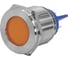 Индикаторная лампа Электротехник GQ22T-D/L/O/24V/S, оранжевая, металлический корпус, светодиодная матрица d=22мм, 24В AC/DC, IP67 ET020085 2