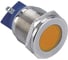 Индикаторная лампа Электротехник GQ22T-D/L/O/220V/S, оранжевая, металлический корпус, светодиодная матрица d=22мм, 220В AC/DC, IP67 ET020080 1