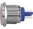 Индикаторная лампа Электротехник GQ22T-D/L/O/220V/S, оранжевая, металлический корпус, светодиодная матрица d=22мм, 220В AC/DC, IP67 ET020080 3