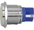 Индикаторная лампа Электротехник GQ22T-D/L/Y/220V/S, жёлтая, металлический корпус, светодиодная матрица d=22мм, 220В AC/DC, IP67 ET020079 3