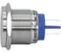 Индикаторная лампа Электротехник GQ22T-D/L/R/220V/S, красная, металлический корпус, светодиодная матрица d=22мм, 220В AC/DC, IP67 ET020078 3