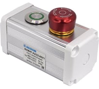 Пост управления Электротехник BXM47-A2/22-65У1 GQ22-L-11E/G/S (1C1NO1NC) зелёный цилиндр + GQ22-L-11TSB (1C1NO1NC) красный гриб с фиксацией ET024781