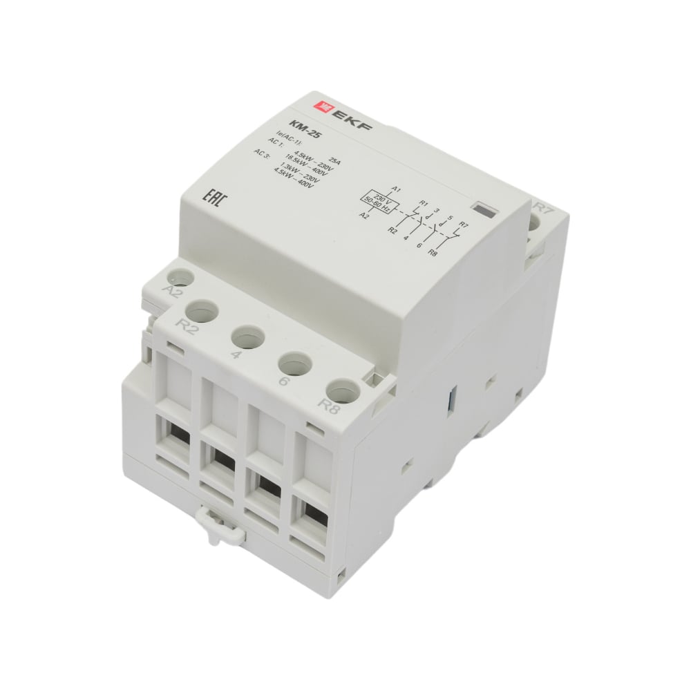 Модульный контактор EKF КМ 25А 2NO 2NC 3 мод. PROxima km-3-25-22 ...