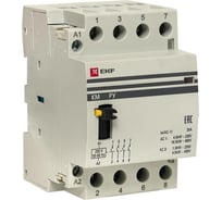 Модульный контактор EKF КМ РУ 63А 4NO 3 модуля PROxima km-3m-63-40