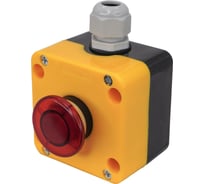 пост управления Электротехник ПКУ22-K188F-65У1 красный гриб без фиксации (2НЗ) IP65 ET014862