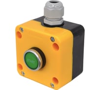 Пост управления ПКУ22-1031-65У1 Электротехник 1 зелёный цилиндр Start (НО) IP65 ET014859