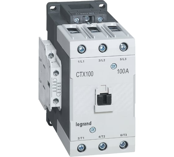 Контактор Legrand CTX³ 100 3P 100A (AC-3) 2но2нз ~110В 416234 1
