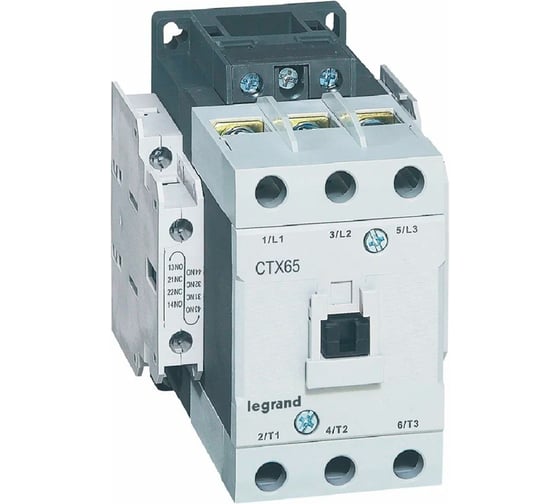 Контактор Legrand CTX³ 65 3P 65A 2но2нз ~380В 416168 1