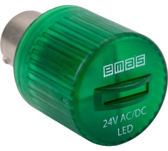 Светодиод Emas LED 24VAC/DC зеленый IKML024Y